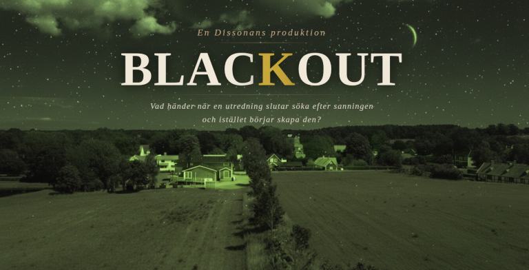 Blackout av Dissonans – Alexander Morks dokumentärserie om en mordutredning där allt inte är så självklart som det verkar.